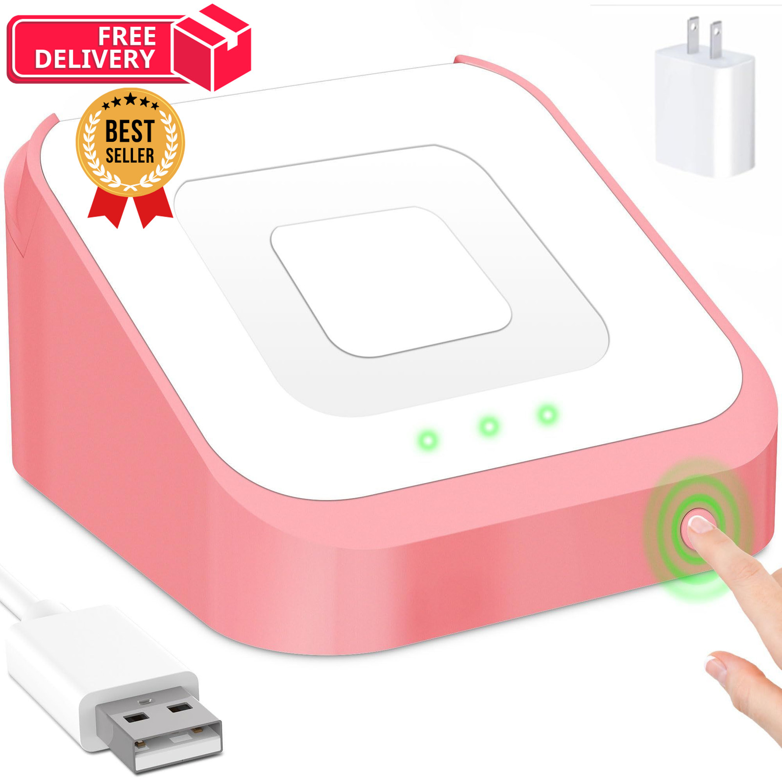 Dock Compatible with Square Reader 2nd Generation, Holder Stand for Pink