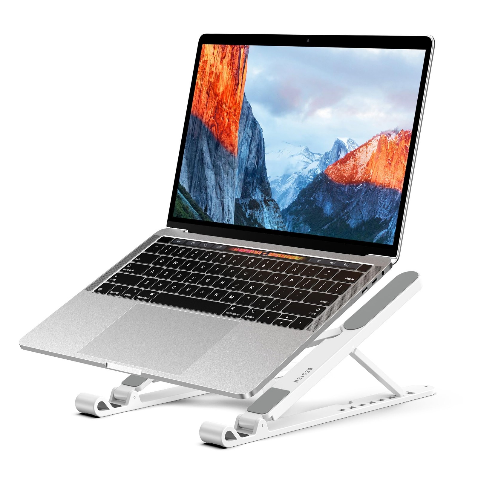 LS01 Pro Ergonomic Laptop Stand, Plastic Laptop Riser, Portable and Adjustabl...