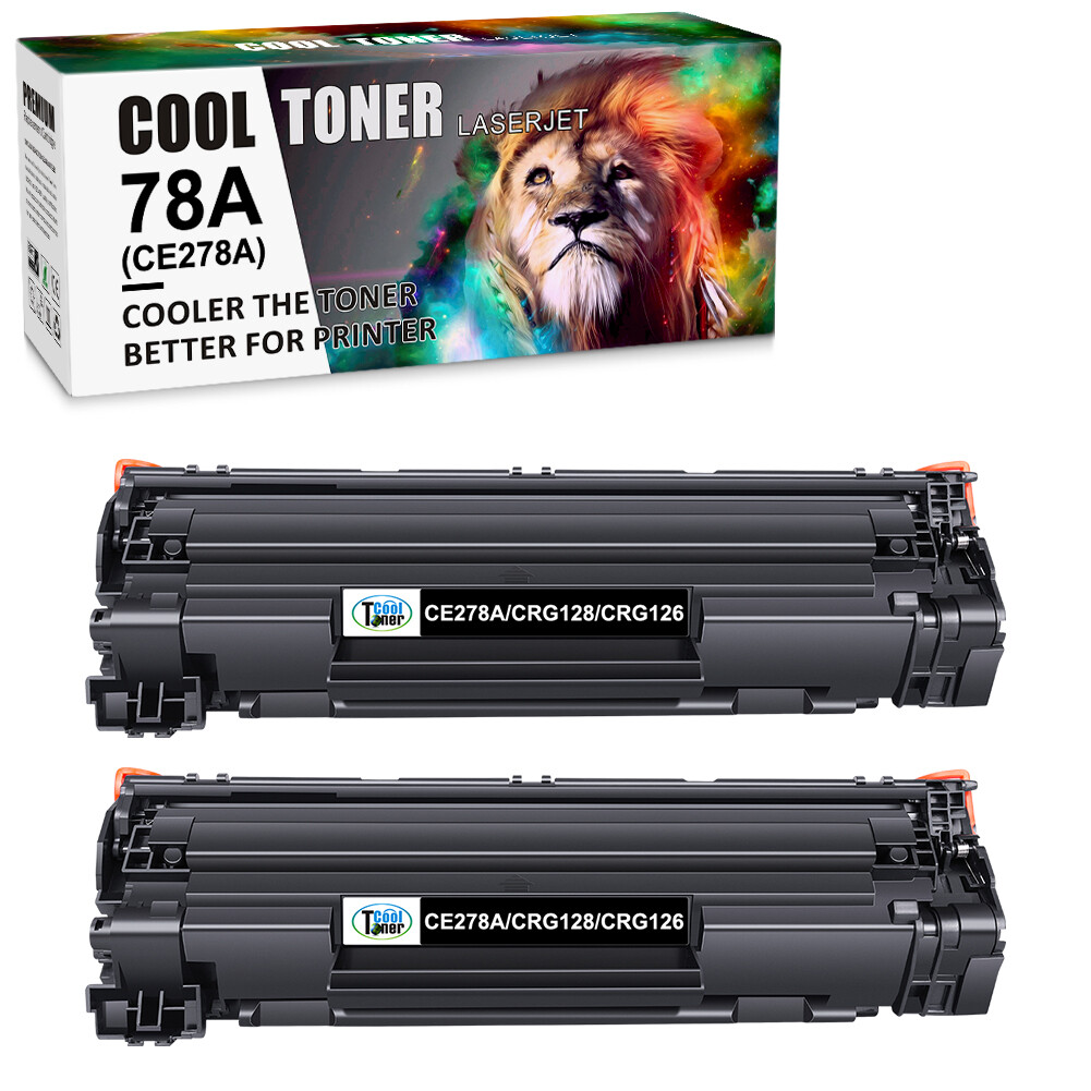 2 x CE278A Toner Cartridge For HP LaserJet 78A P1566 P1600 P1606dn M1536dnf MFP