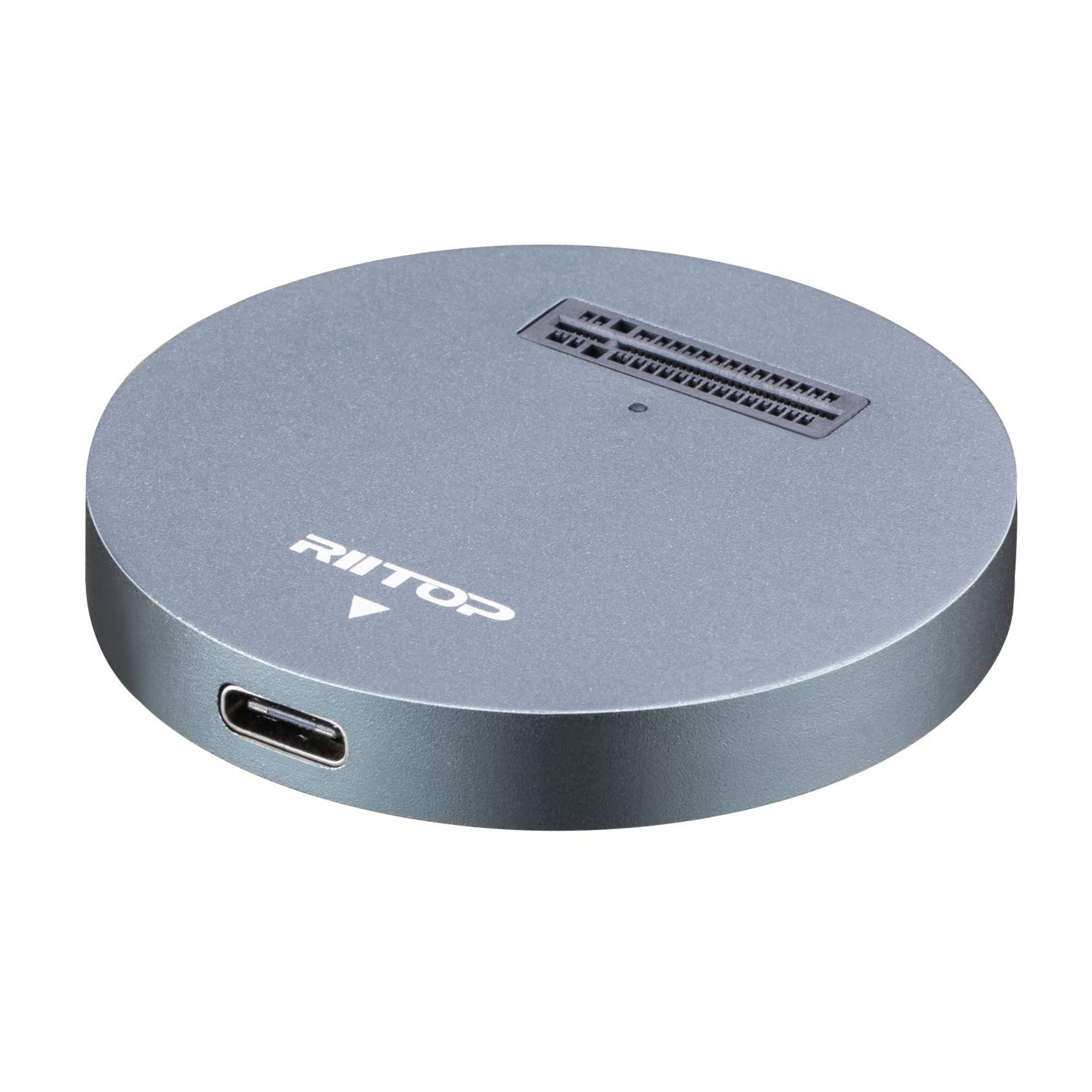 External NVMe M.2 SSD Enclosure Reader USB-C 10Gbps Aluminum Docking Station