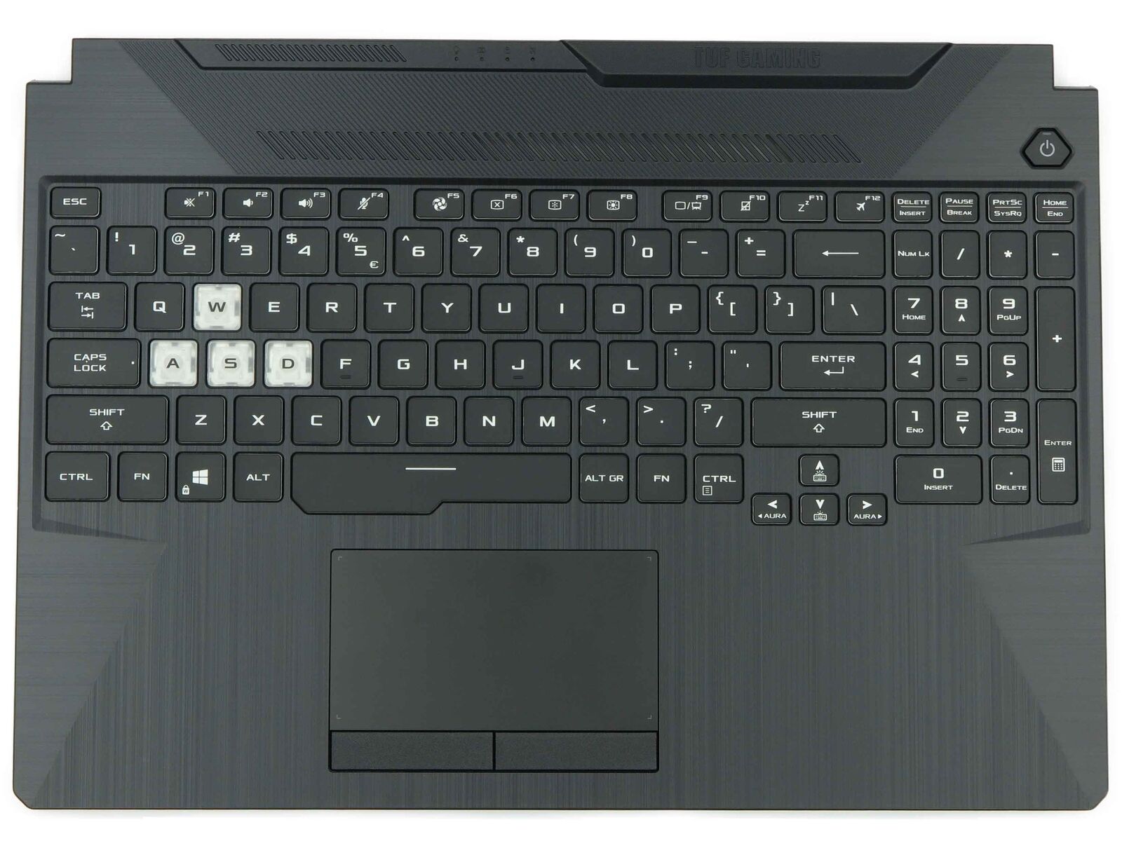 FOR Asus 90NR0703-R31UI1 Palmrest Keyboard LED RGB US-International