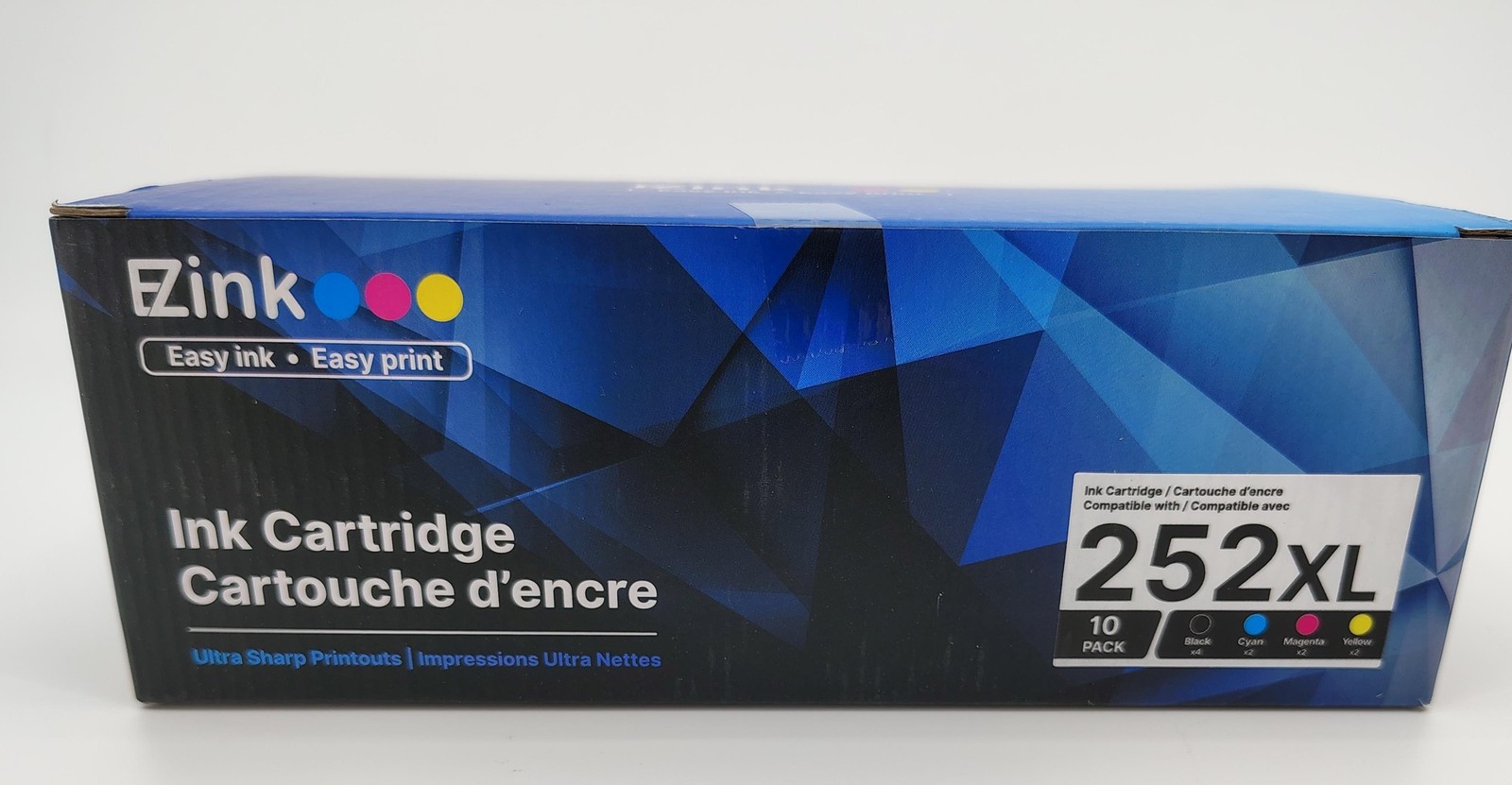 E-Z Ink 252XL Compatible Ink Cartridges 10-Pack Black Cyan Magenta Yellow Epson