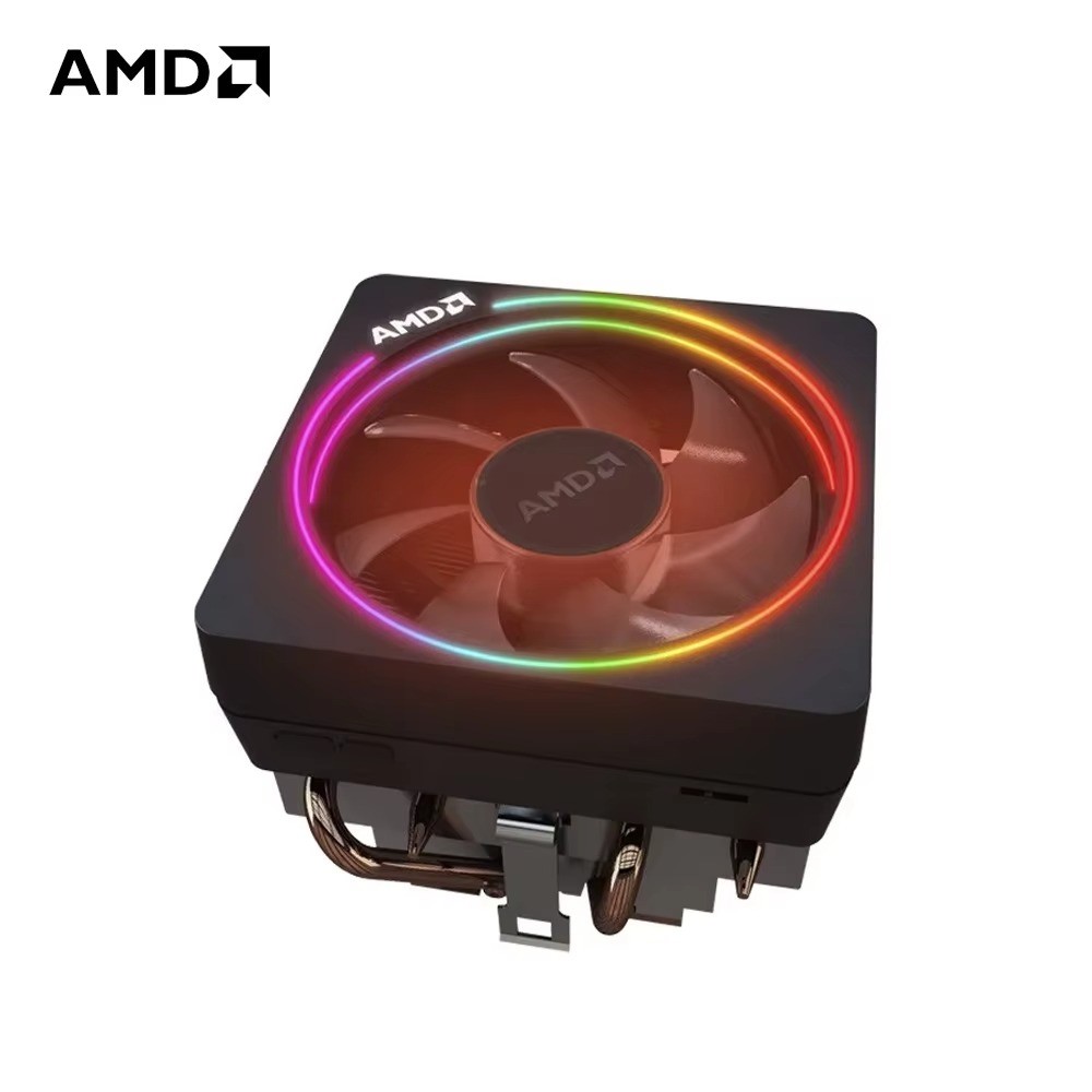 RGB CPU Air Cooler 4-Pin PWM Fan for AMD AM4 AM5 Ryzen R3 R5 R7 R9