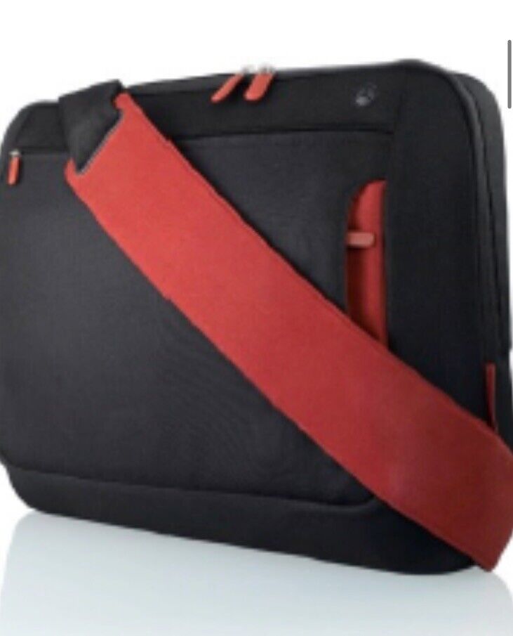 Belkin Laptop Computer Messenger Bag up to 15” Black Red Travel