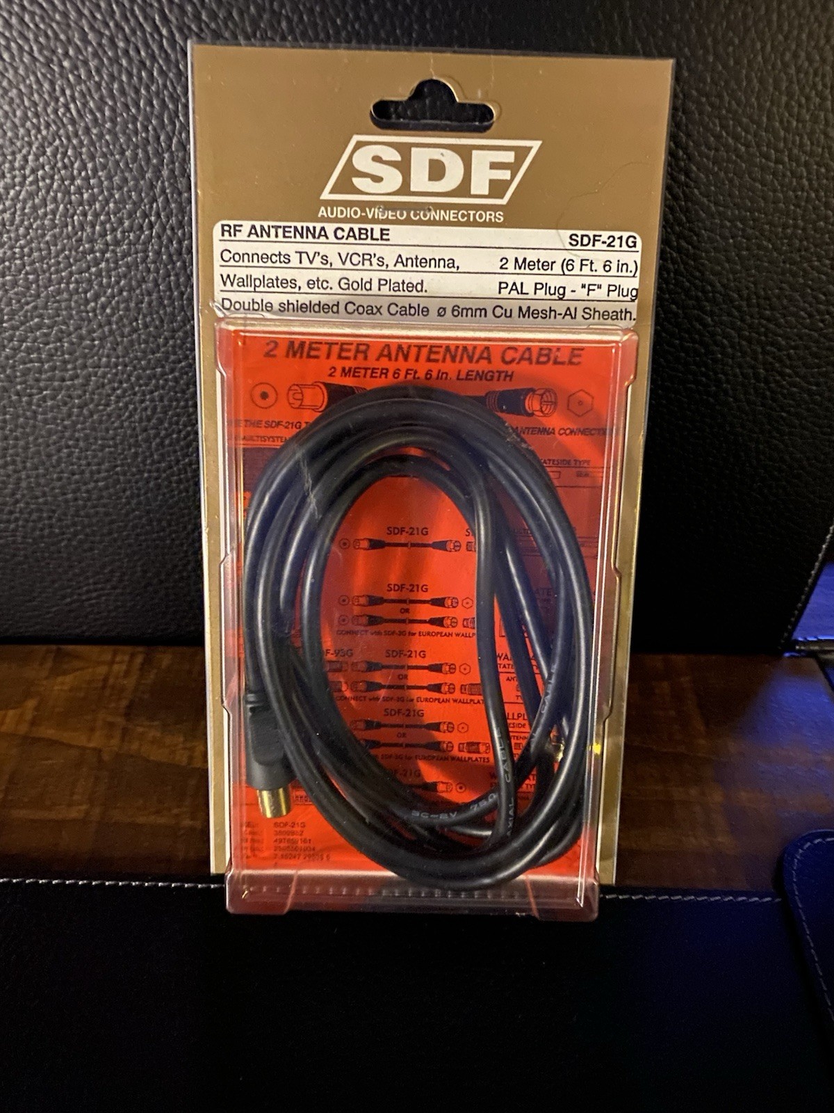 SDF Universal AC Power Cable European Socket SDF-AC-100 Euro Standard 6 Foot New