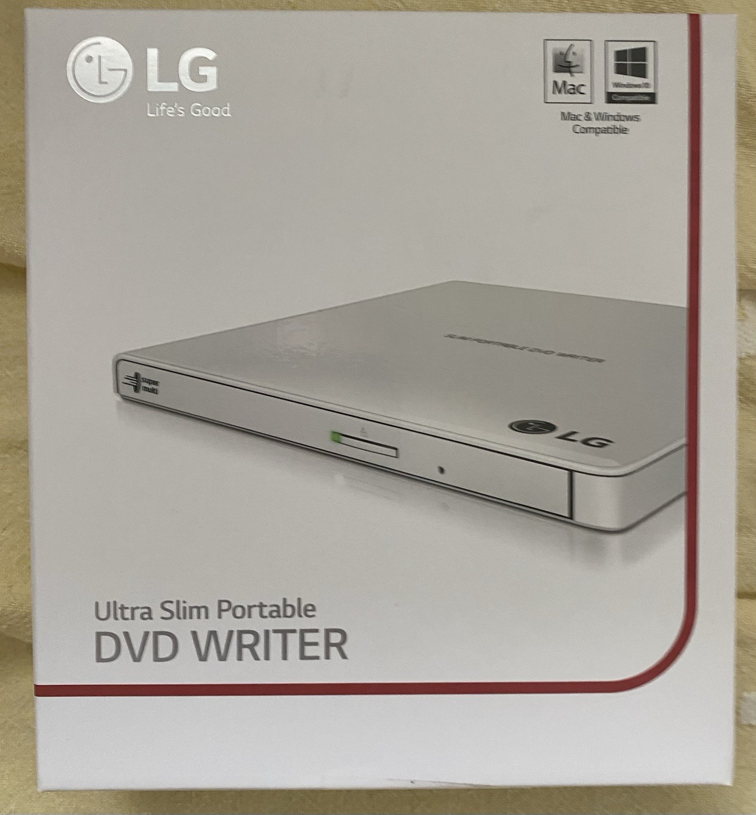 LG Ultra Slim Portable DVD Writer Black