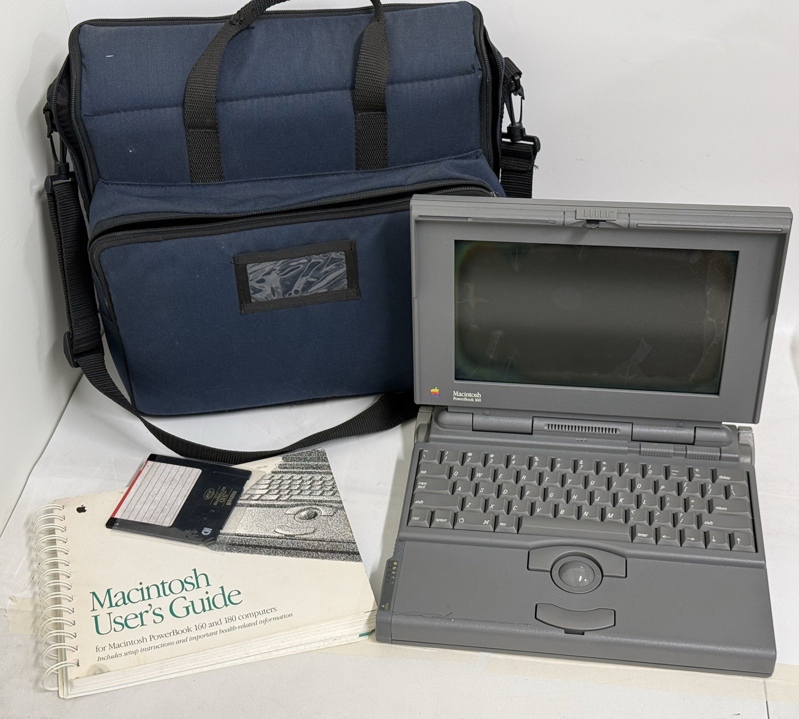 READ - UNTESTED Apple Macintosh PowerBook 160 M4550 Vintage Laptop
