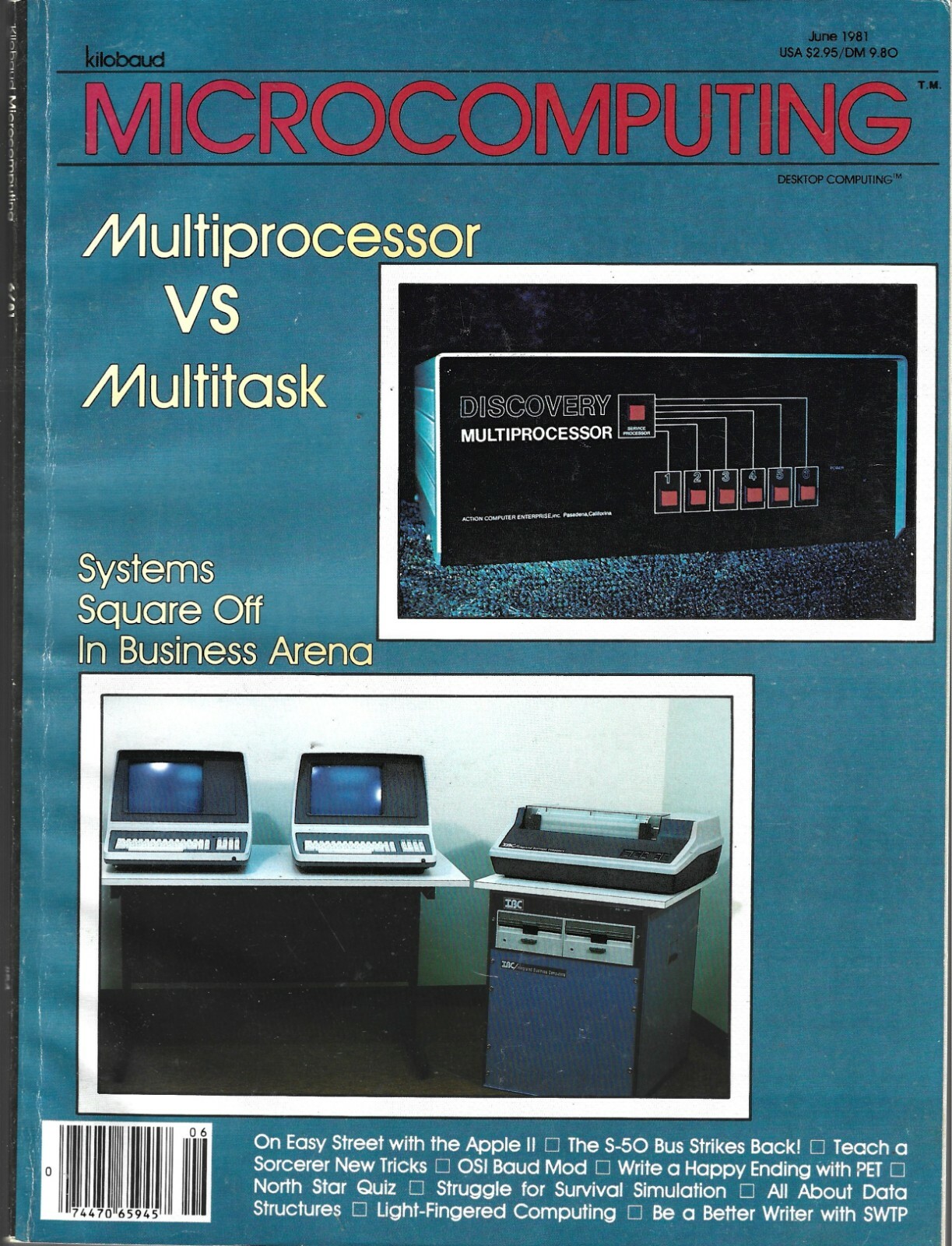 KILOBAUD MICROCOMPUTING MAGAZINE #54 6/81 JUNE 1981 (VG+)