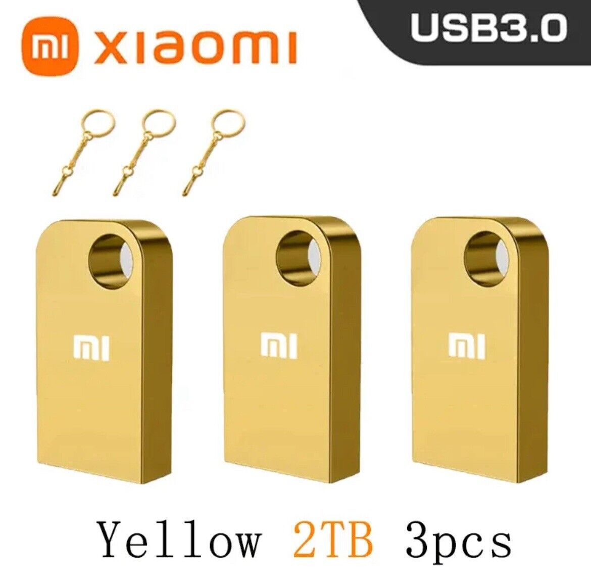3 Xiaomi Pen Drive 2TB USB  Memory Waterproof USB3.0 Flash Drive  USA🎉🎉🎉