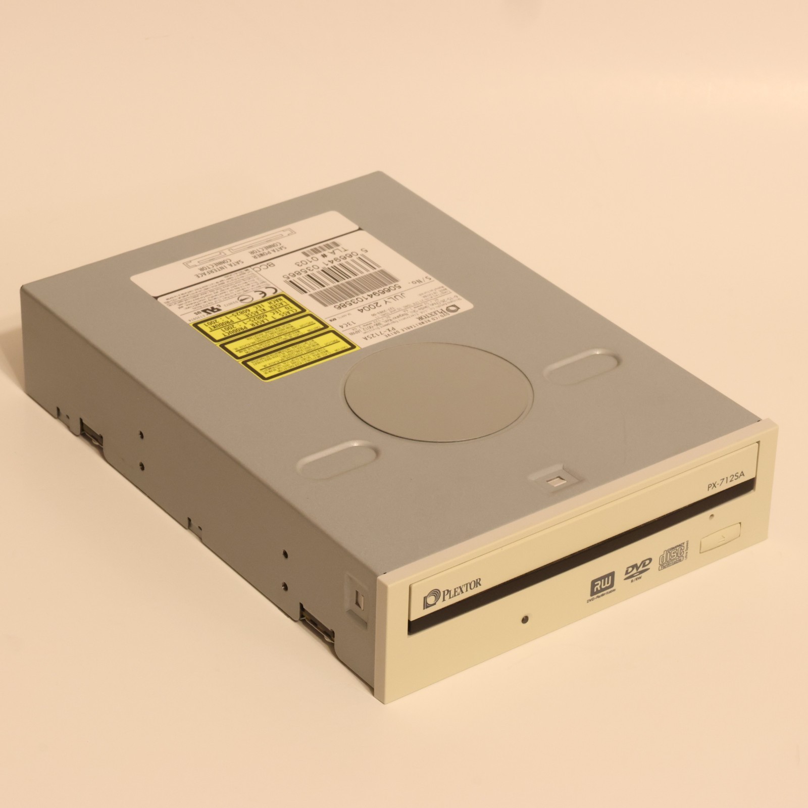 Internal Drive Burner Plextor DVD/CD Rewritable Drive PX-712SA SATA 5.25 inch