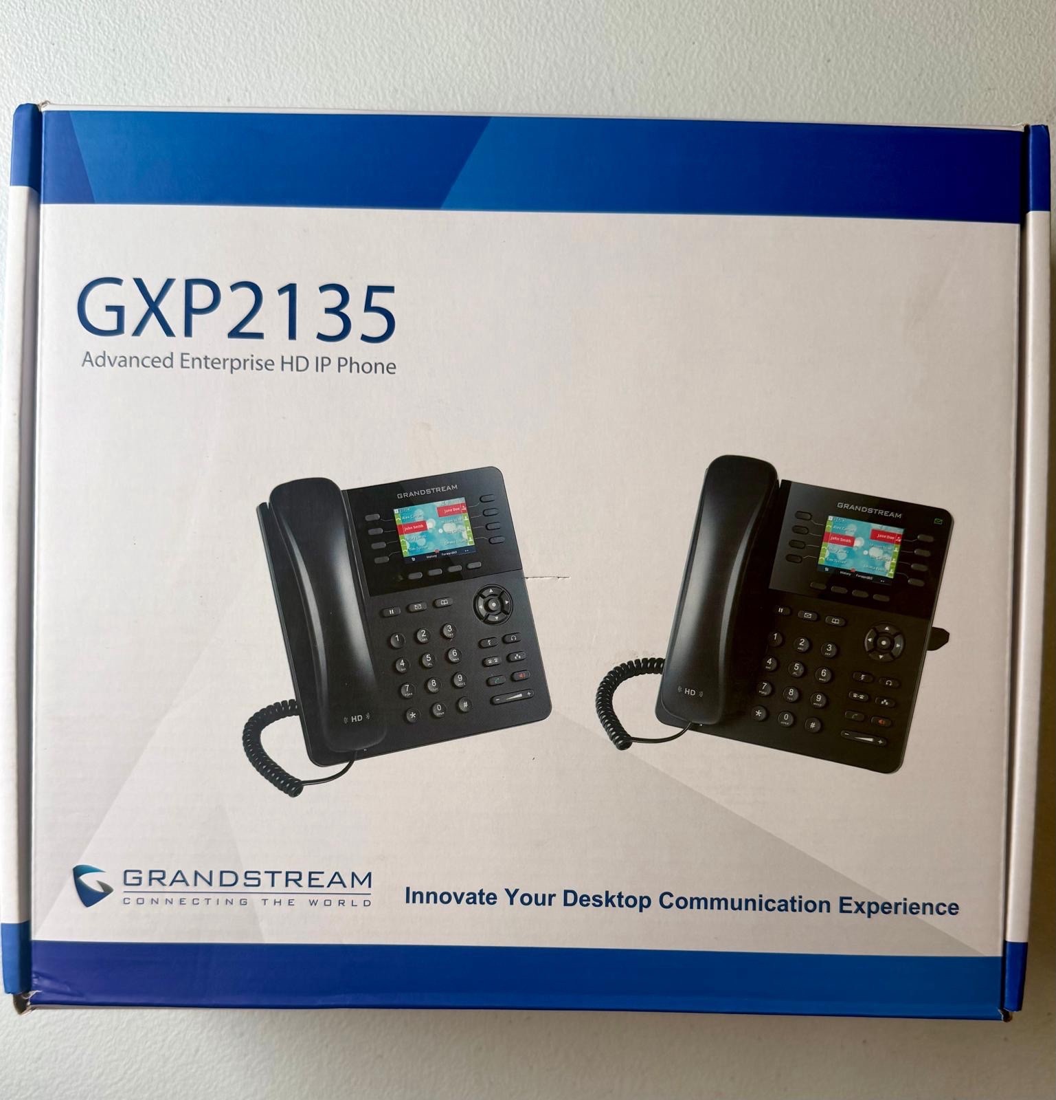 Grandstream GXP2135 8-Line Enterprise IP Phone HD VoIP PoE New