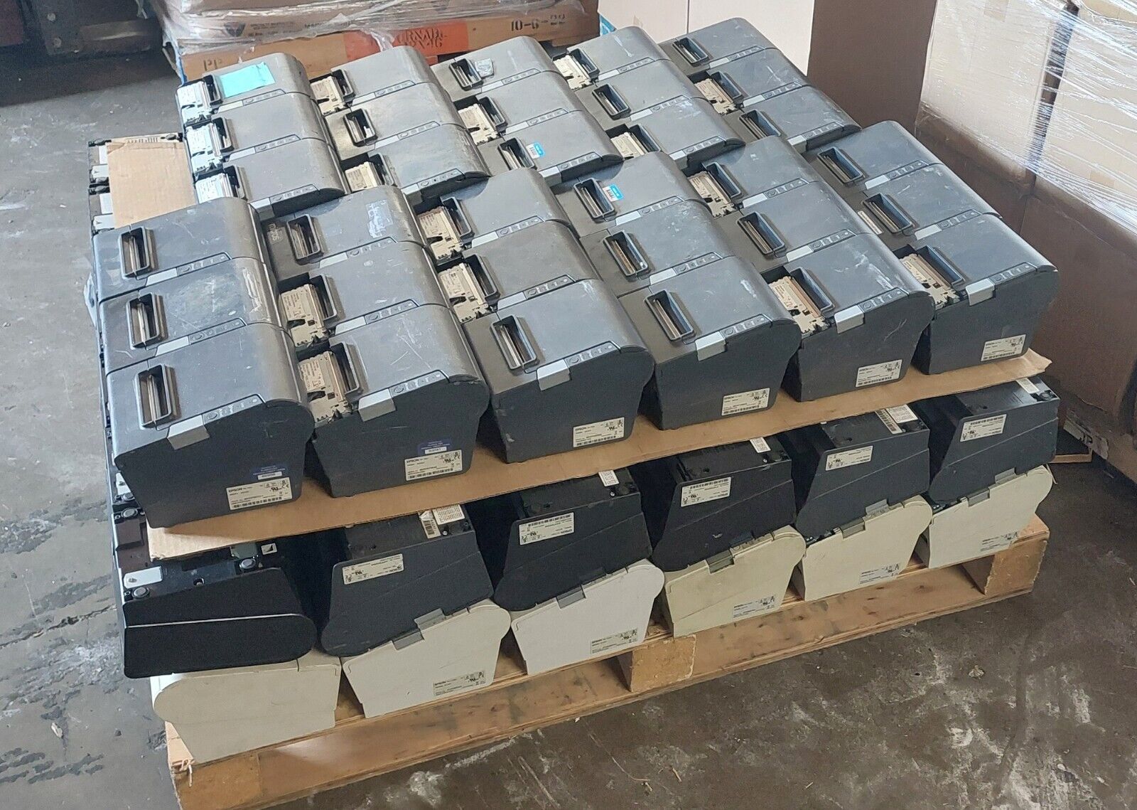 Lot of 100+ Epson TM-T88IV, TM-T88V, TM-T88VI Receipt Printers (For Parts)