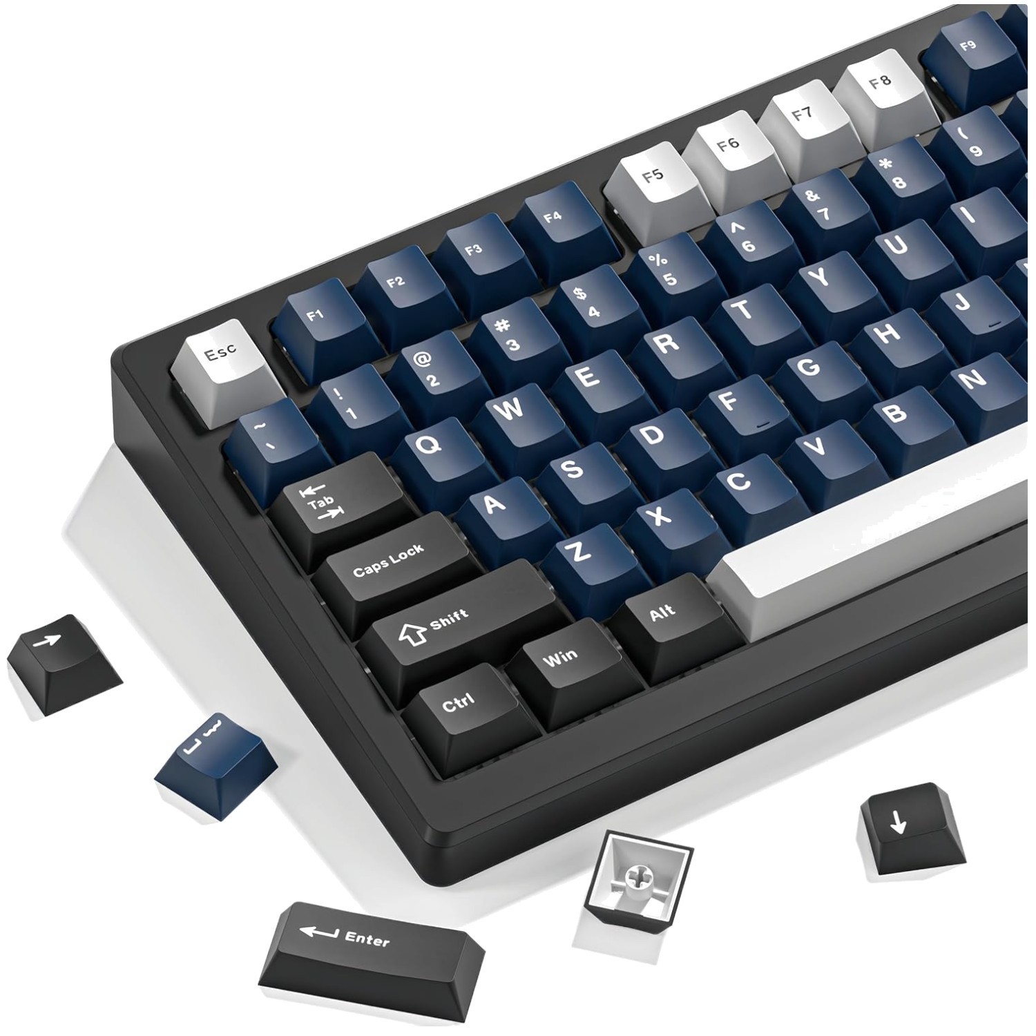 Ergonomic Cherry Profile Keycaps for Mechanical Keyboard