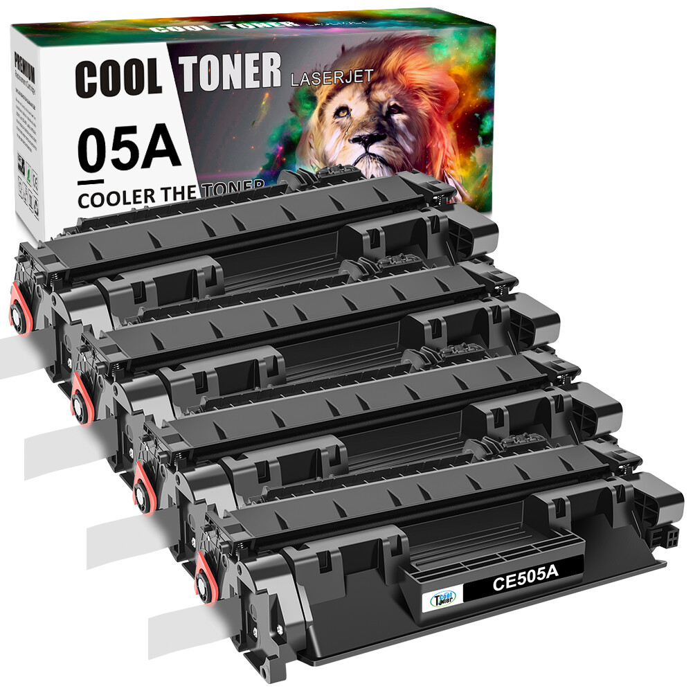 1-4PK 05A CE505A Toner Cartridge Compatible With HP LaserJet P2030 P2050 P2055D