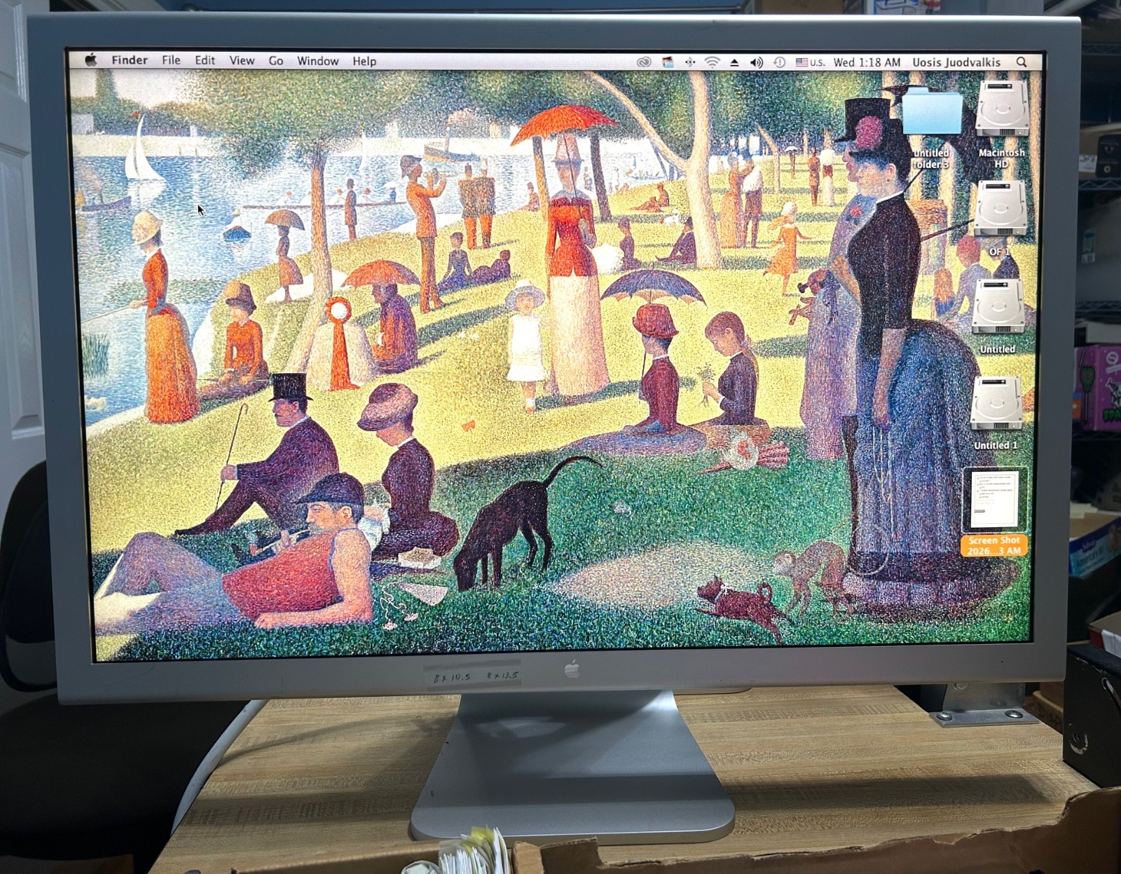 Apple Computer Display Model A1083 30" LCD Monitor 24.5V 6.1A Cinema HD