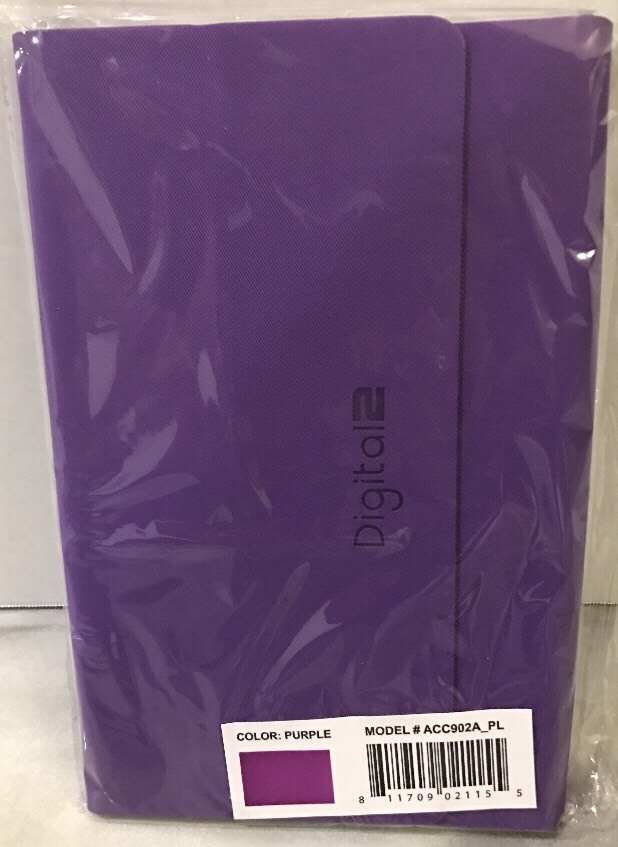 Digital2 ACC902A PL 9 Magnetic Case - Fits 9 D2-961G/9041 Tablets (Purple)
