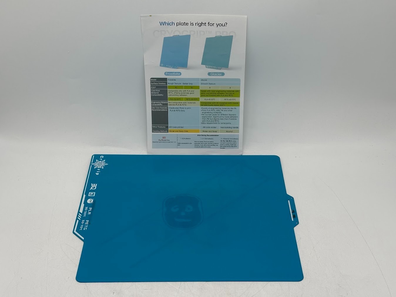 BIGTREETECH Panda Build Plate CryoGrip Pro Frostbite for Bambu Lab X1/P1/A1