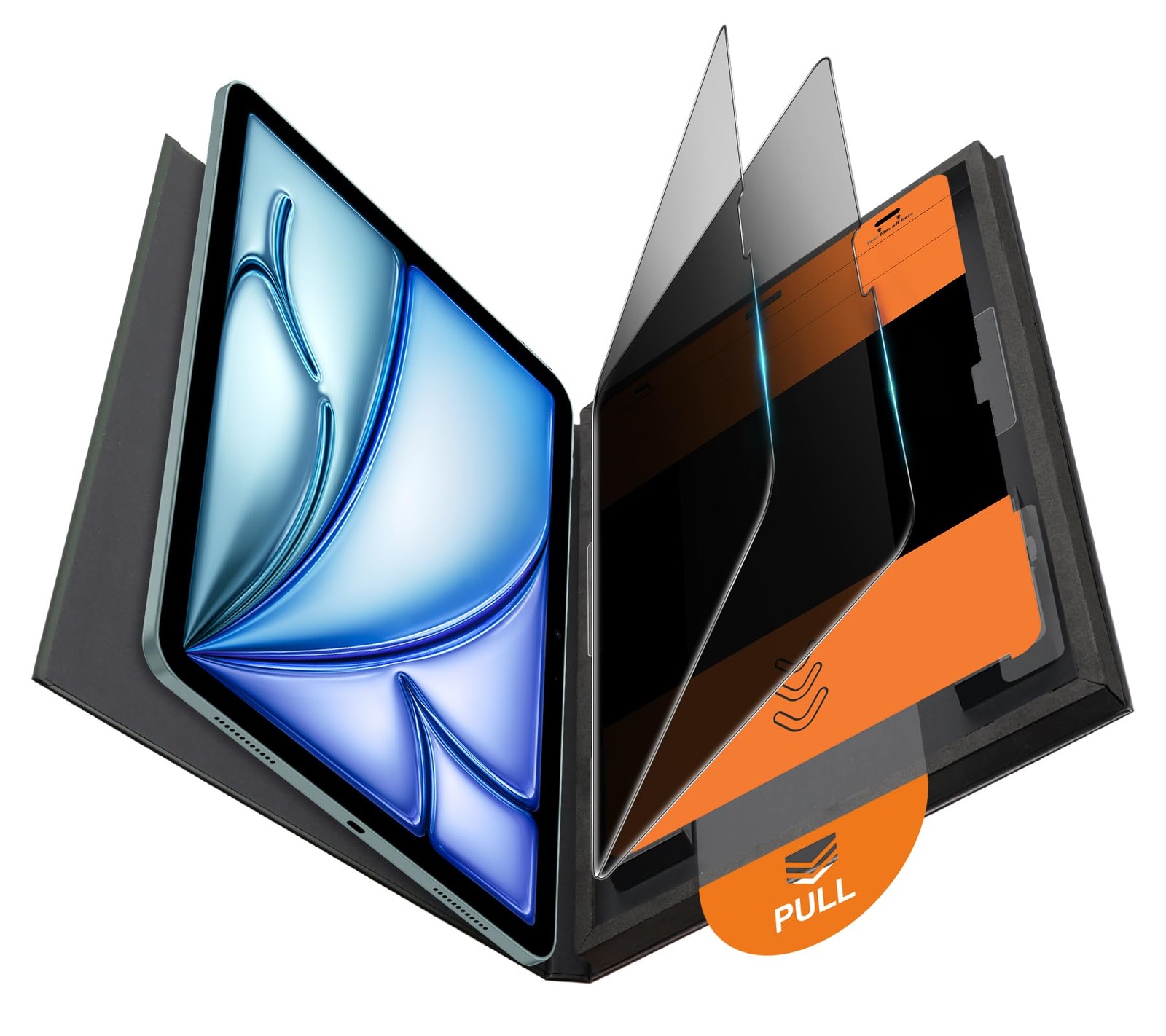 OMOTON 2 Pack Privacy Screen Protector for iPad Air 11 inch M4/M3/M2 (8th&7th&6t