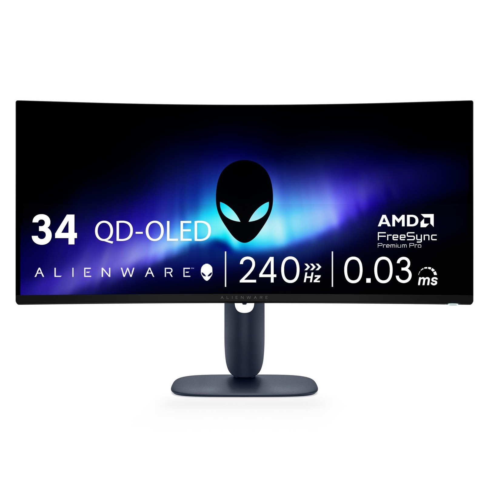 Alienware 34 240Hz QD-OLED Curved Gaming Monitor - AW3425DW - 34.2-inch WQHD ...