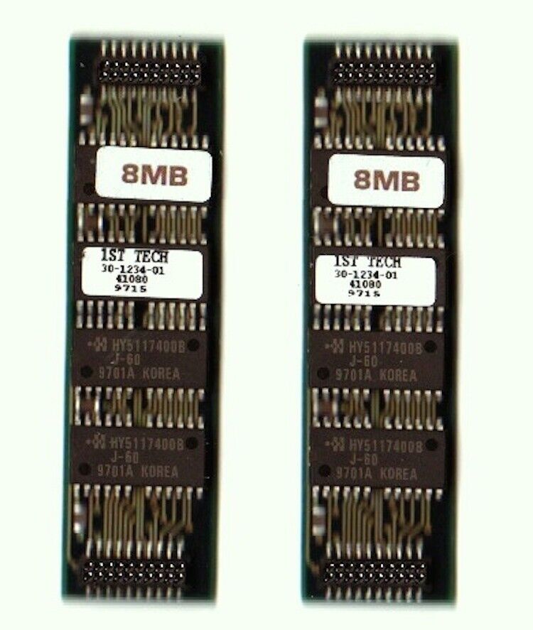 16MB RAM Kit (2 X 8MB) for Dell Laptops:  Latitude 433, 433C and 433Cx  USED