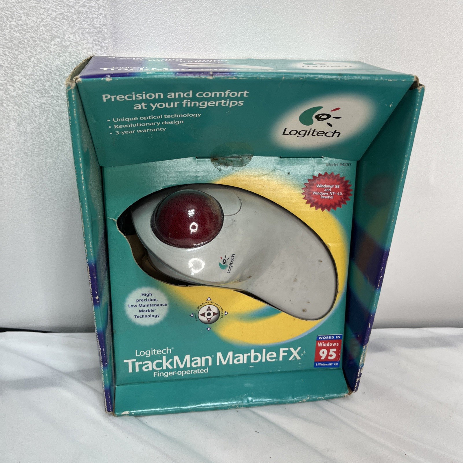 Logitech TrackMan Marble FX, New