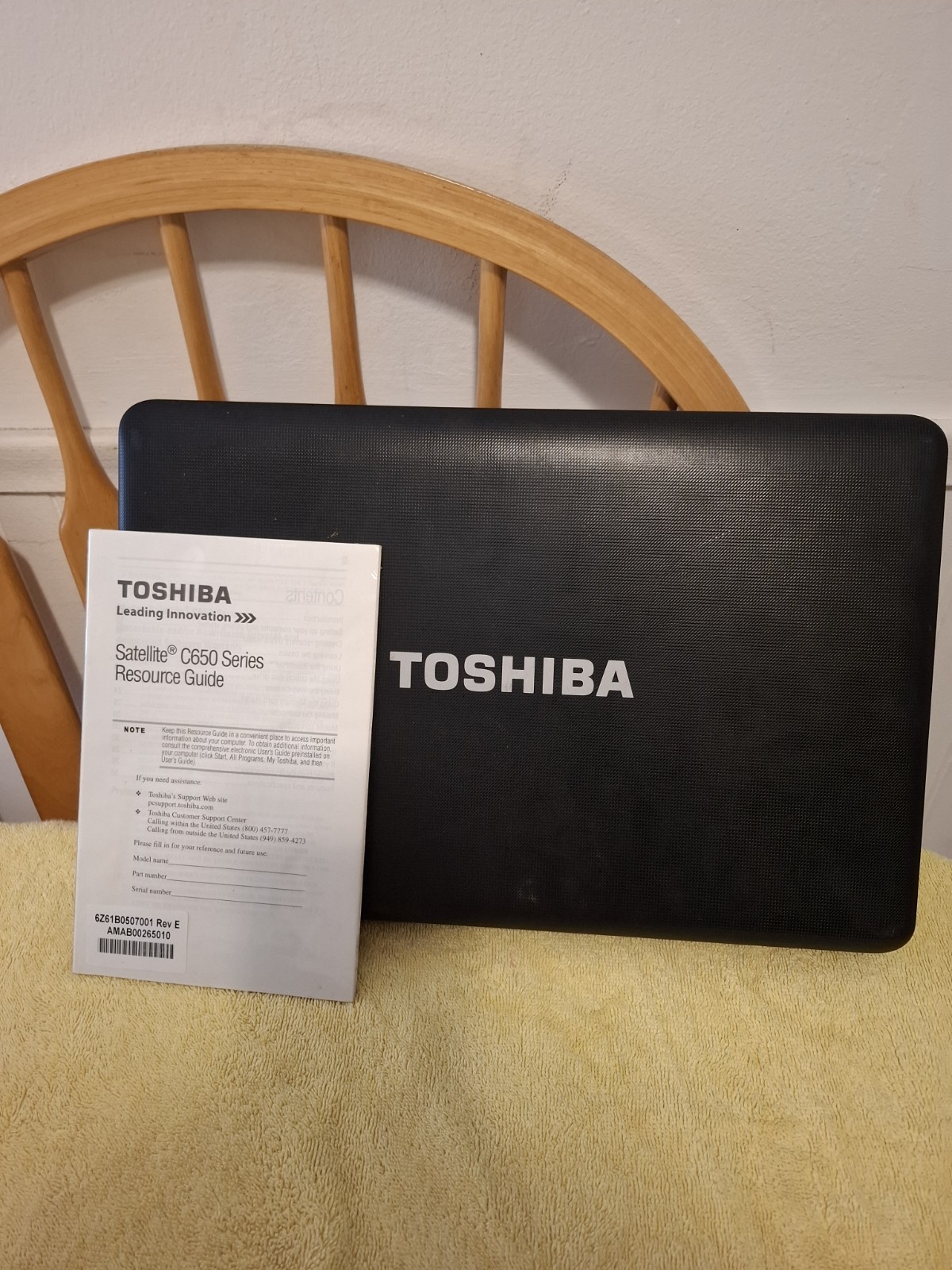 Toshiba Satellite C650 Core i3-2310M 2.10GHz 4GB RAM 15.6" Never Used