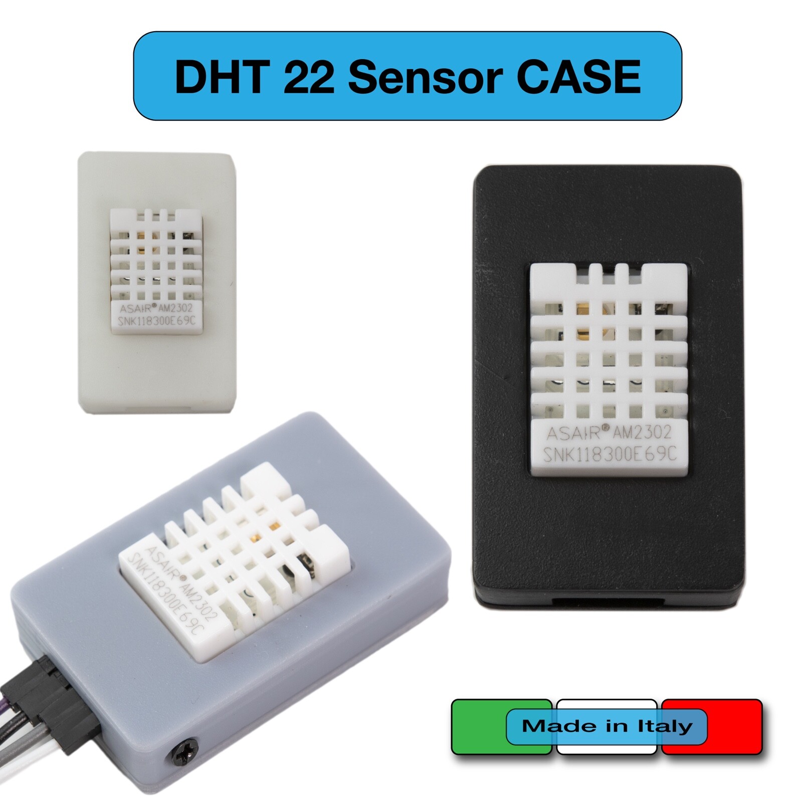 DHT-22 Humidity Sensor Case Arduino Housing Enclosure Box Protection