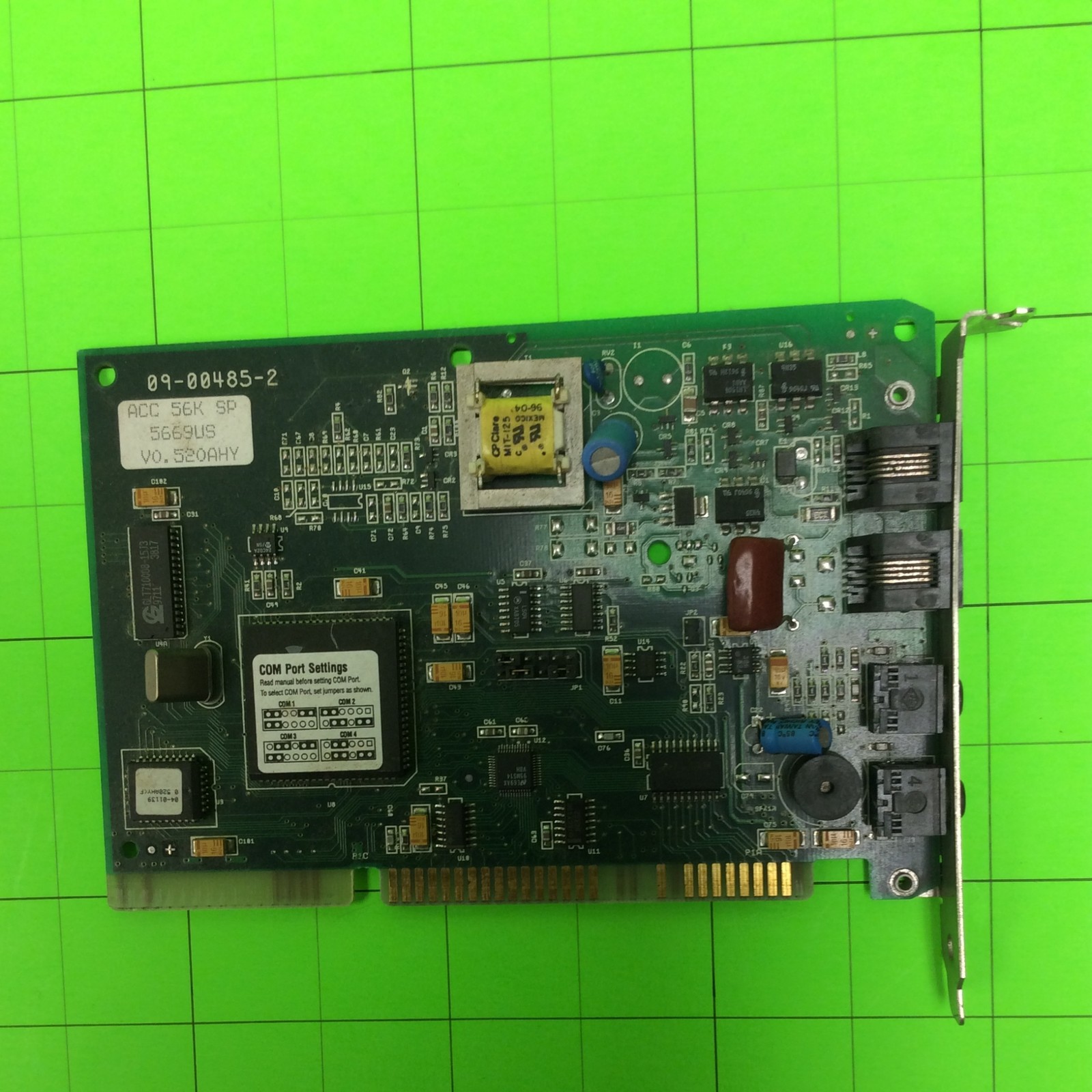Gateway G6-333C Desktop Computer Modem 5669US 09-00485-2 Hayes