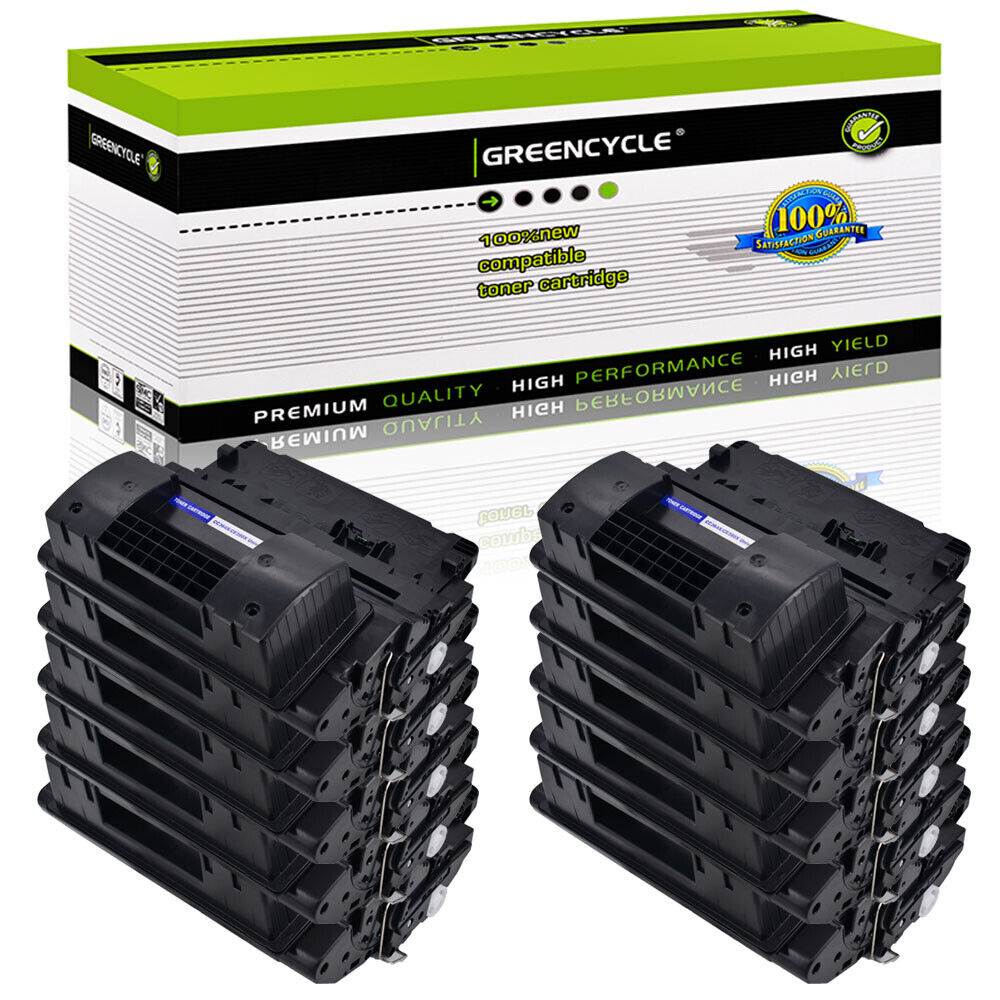 10PK CE390X 90X Toner Fit for HP LaserJet Enterprise 600 M601n M602n MFP M4555