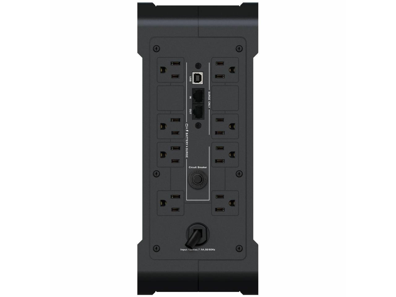Vertiv PowerUPS 200 Standard Line Interactive Series PSA6-850LVT, 850VA/530W,