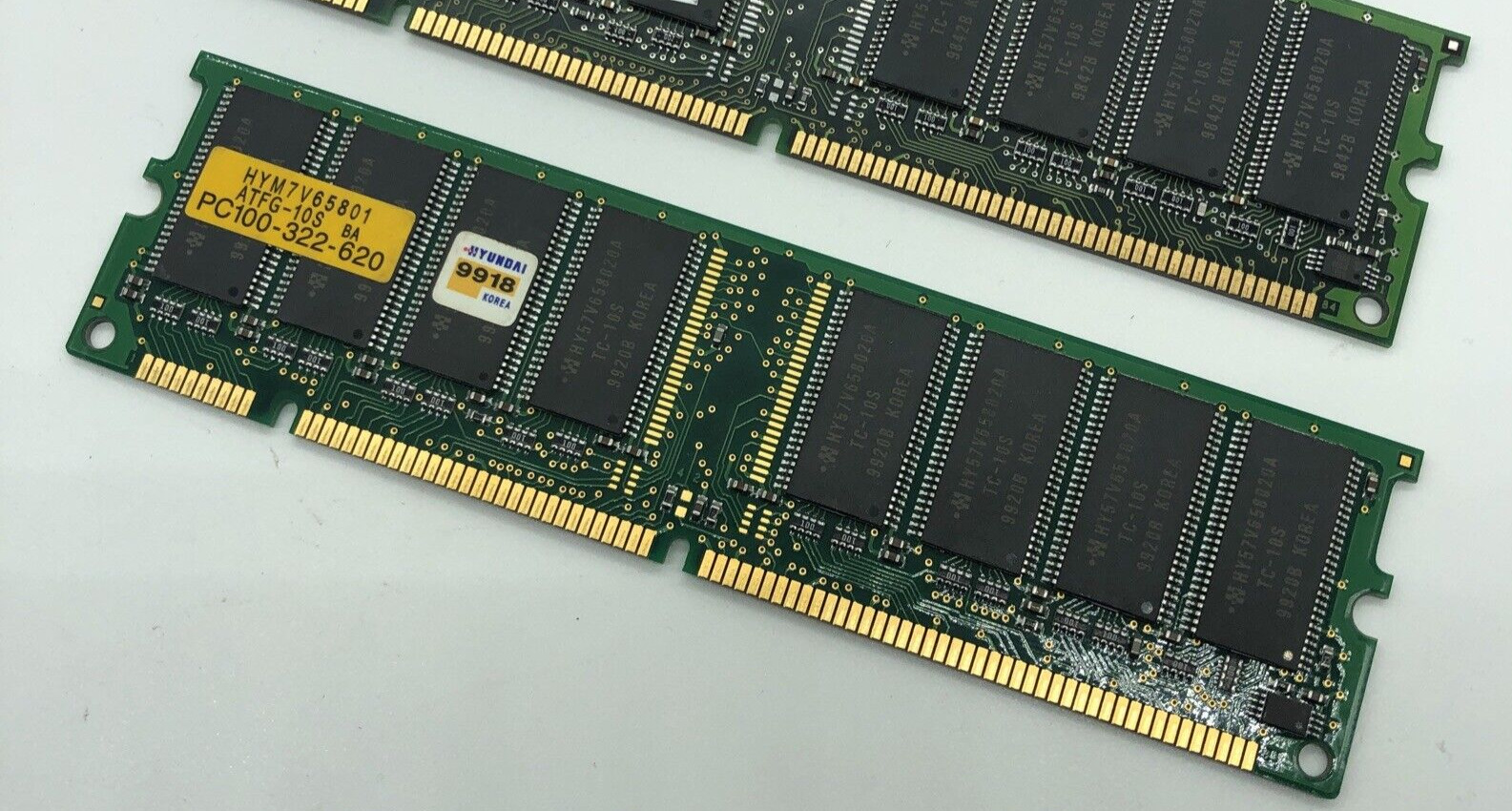 128MB PC100 ( Lot of 2 / 64mb ) 168 PIN DIMM SDRAM MEMORY MODULES 2x64mb 2pcs