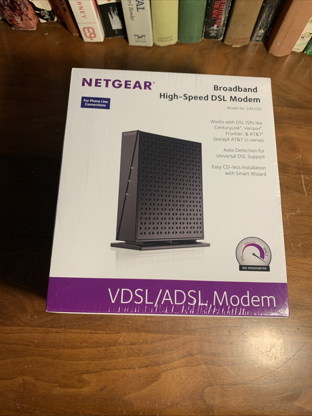 Netgear Broadband High Speed DSL Modem VDSL/ADSL DM200-100NAS SEALED