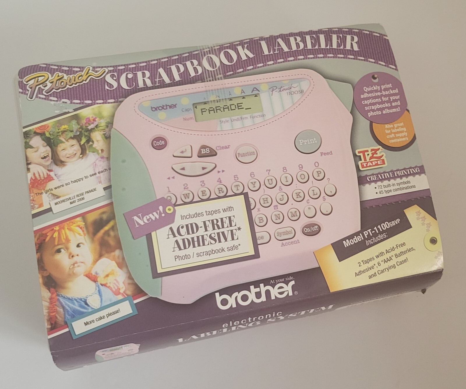 P-Touch Scrapbook Labeler NIB