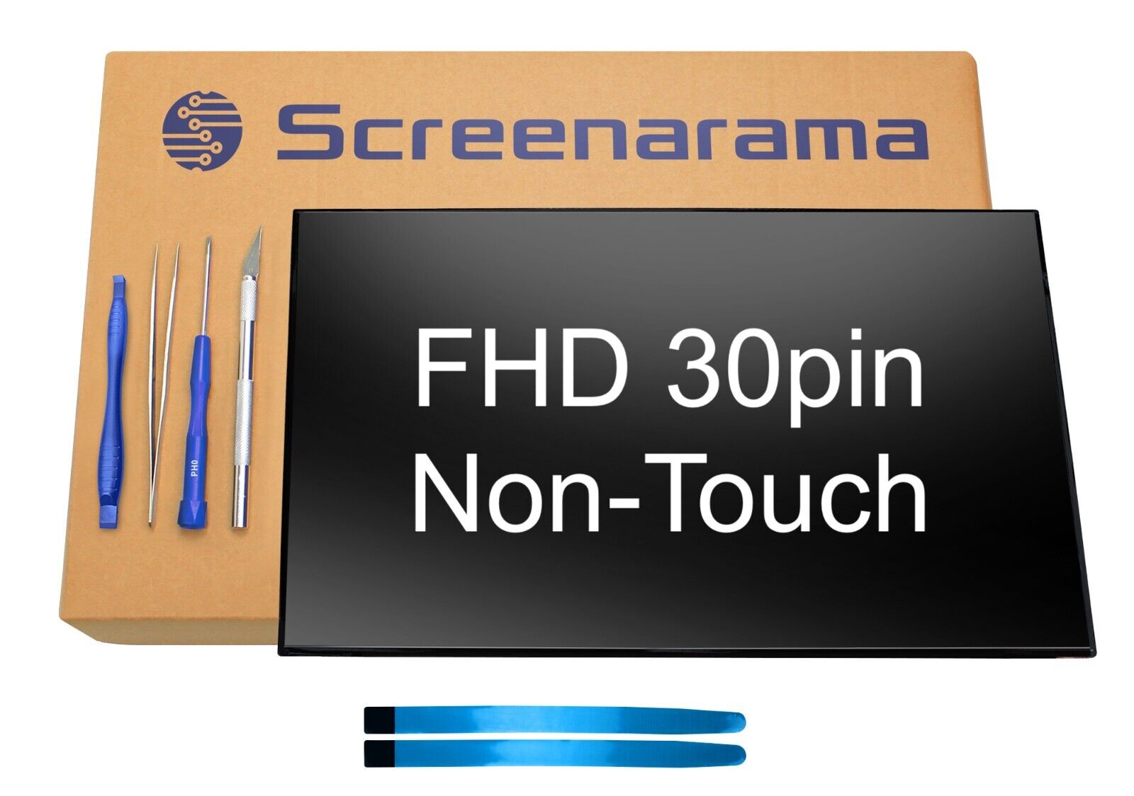 AUO B140HAN06.3 FHD 30pin IPS Matte LCD LED Screen + Tools SCREENARAMA * FAST