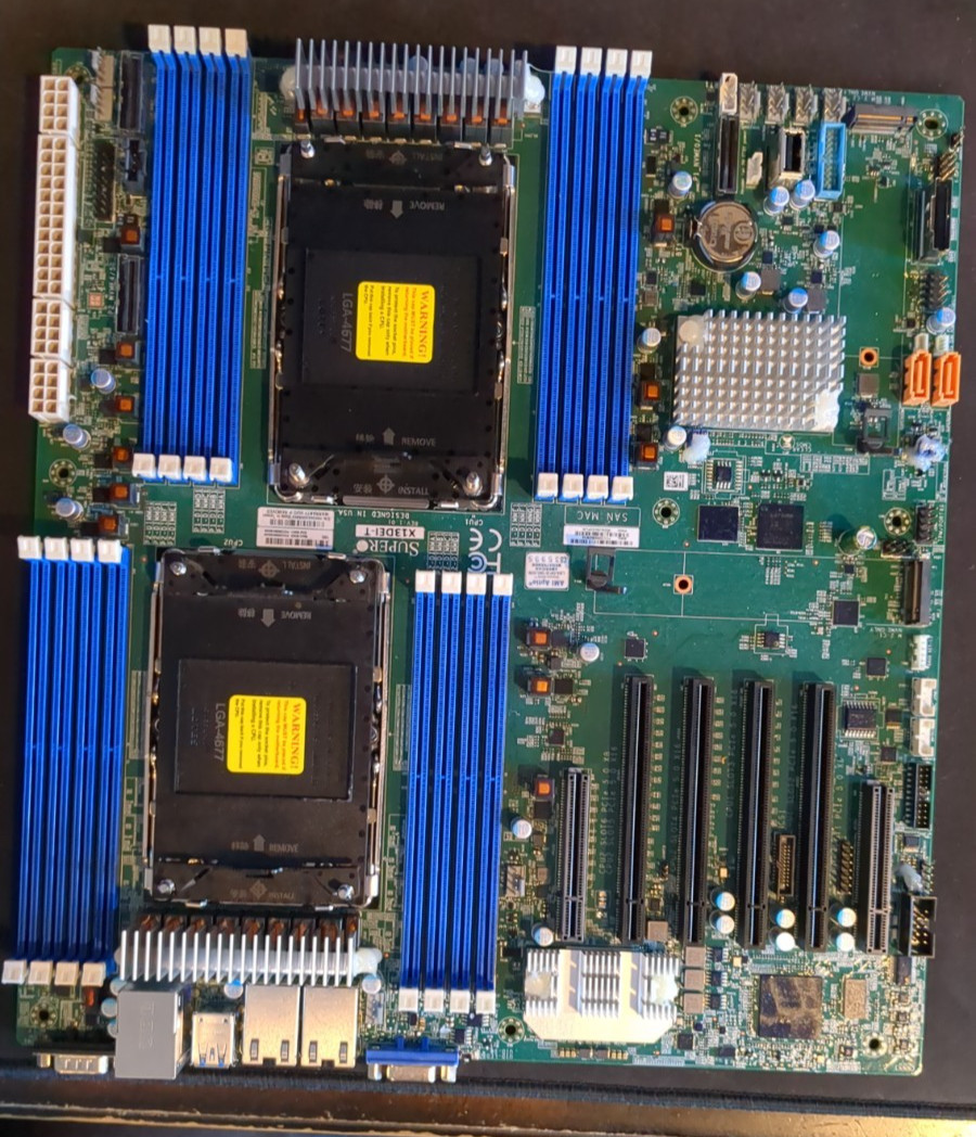 *READ* Supermicro X13DEI-T  Dual Socket LGA4677 DDR5 E-ATX Server Motherboard