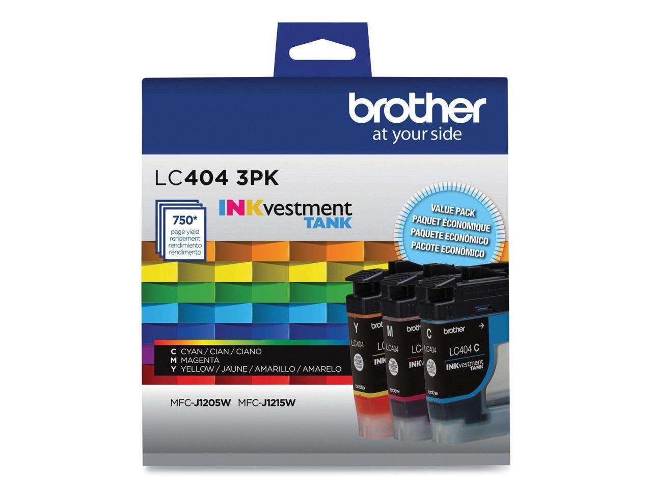 Brother LC4043PK INKvestment Ink Cyan/Magenta/Yellow 3/Pack LC4043PKS