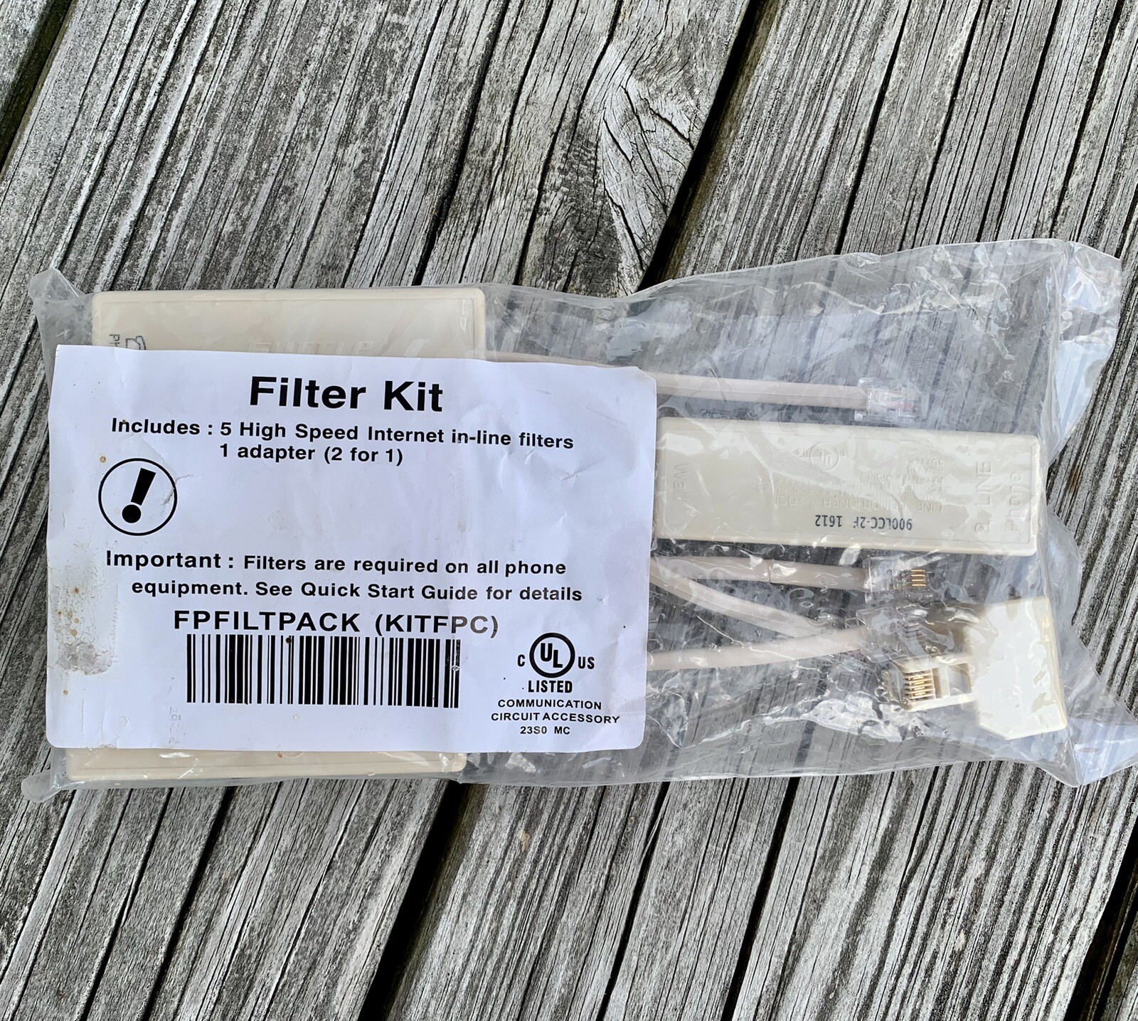 Suttle 900LCC-2F-50 DSL In Line Conditioner Filter 5 PACK Lot w/ 2-Way Splitter