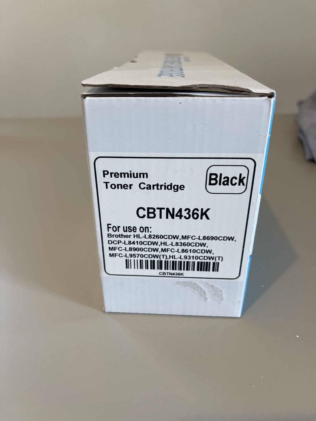 2 Premium Black Laser Toner Cartridges CBTN436K