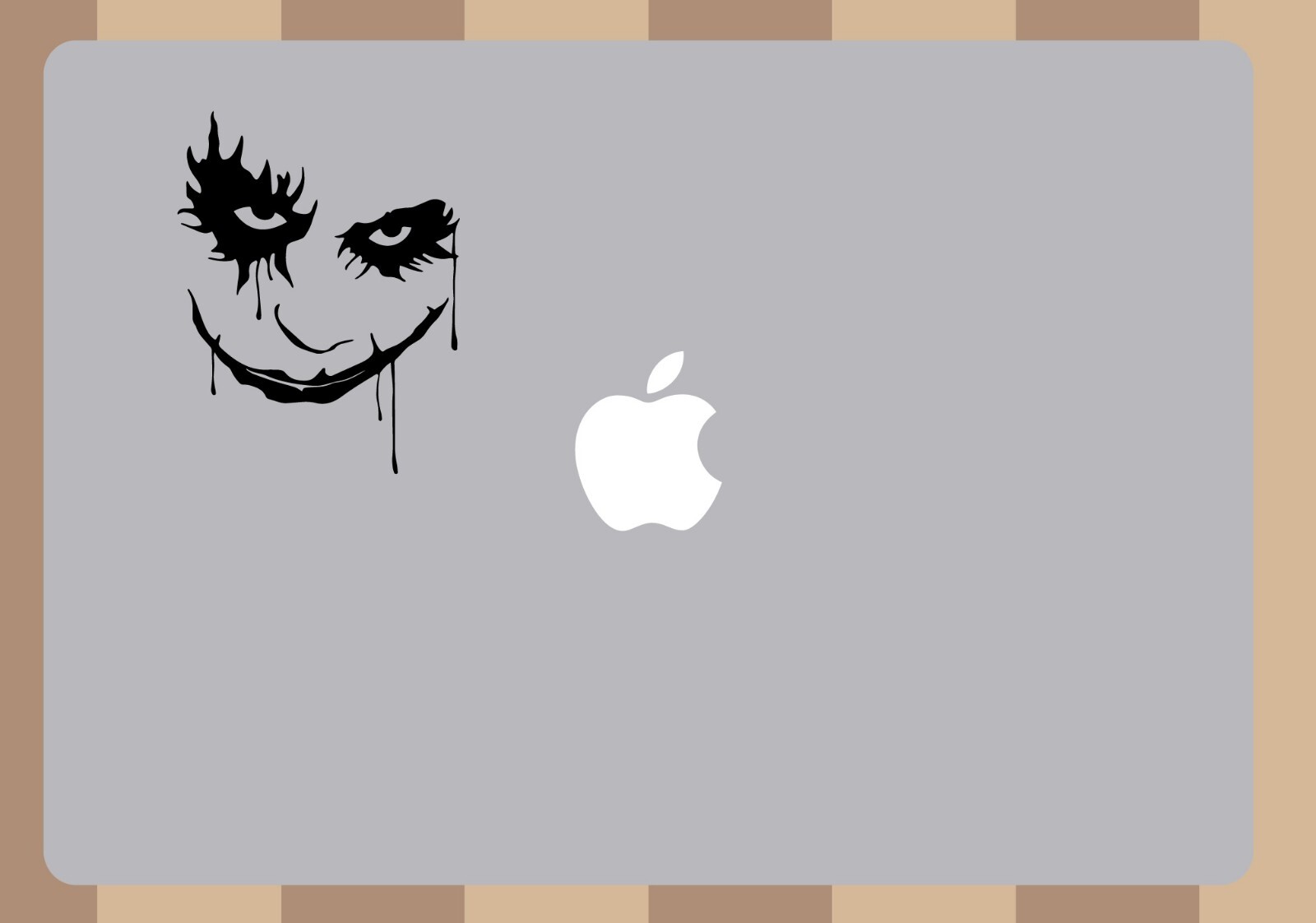 Joker Face Decal Computer Decal Batman Themed Joker Bumper Sticker