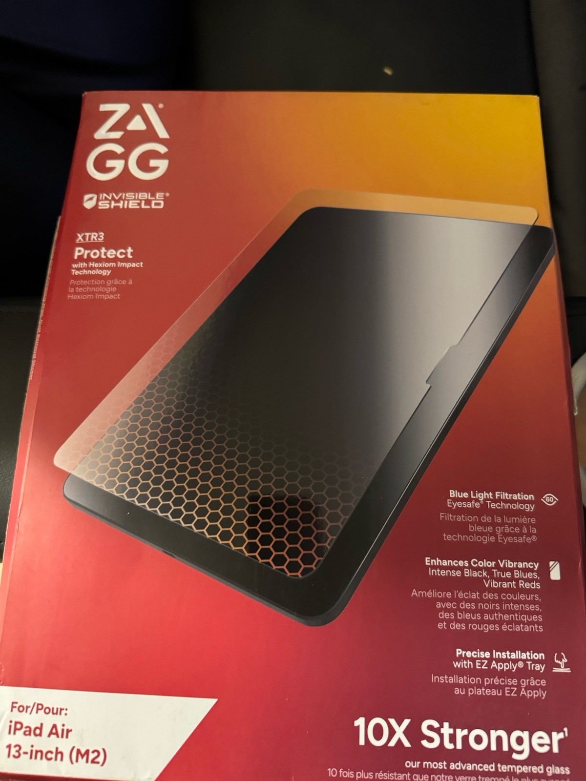 ZAGG InvisibleShield Glass XTR3 Screen Protector for iPad Air 13" (M2) - NEW
