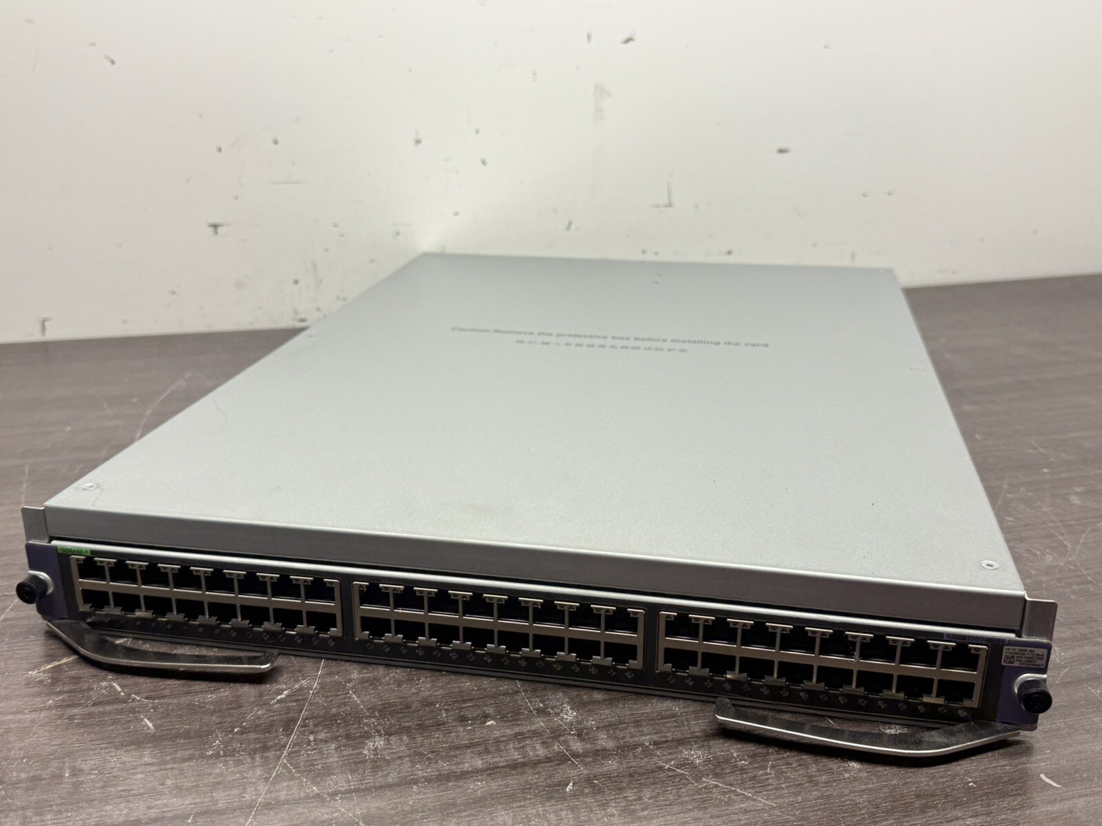 JH007A HPE FX Expansion Module FlexFabric 12900 48-Port 1/10GBASE-T - V9