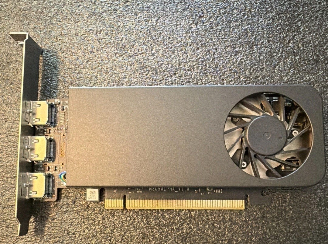 NVIDIA GeForce RTX 3050 6GB GDDR6 Low Profile PCIe x16 HDMI - Read Desc
