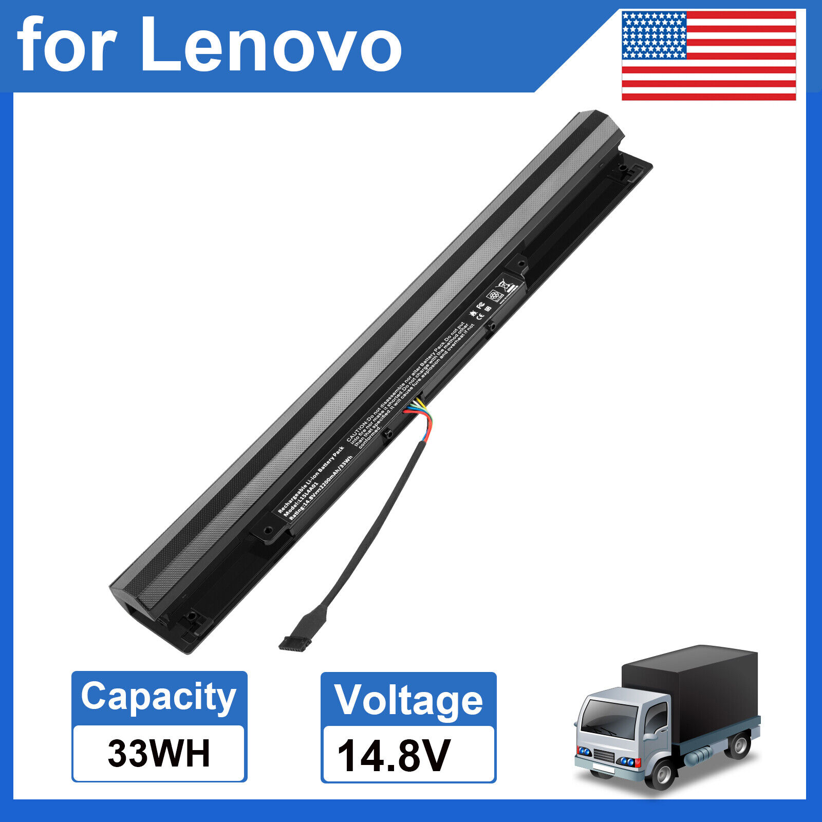 L15L4A01 L15S4A01 Spare Laptop Battery for Lenovo IdeaPad 300-15IBR 300-15ISK