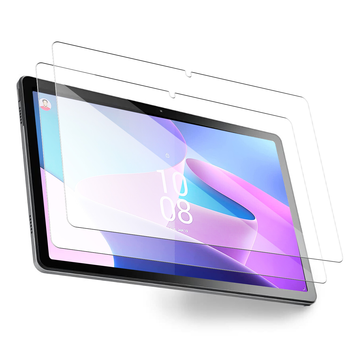 Compatible with Lenovo Tab P12 12.7" Tablet Screen Protector Film Tempered Glass