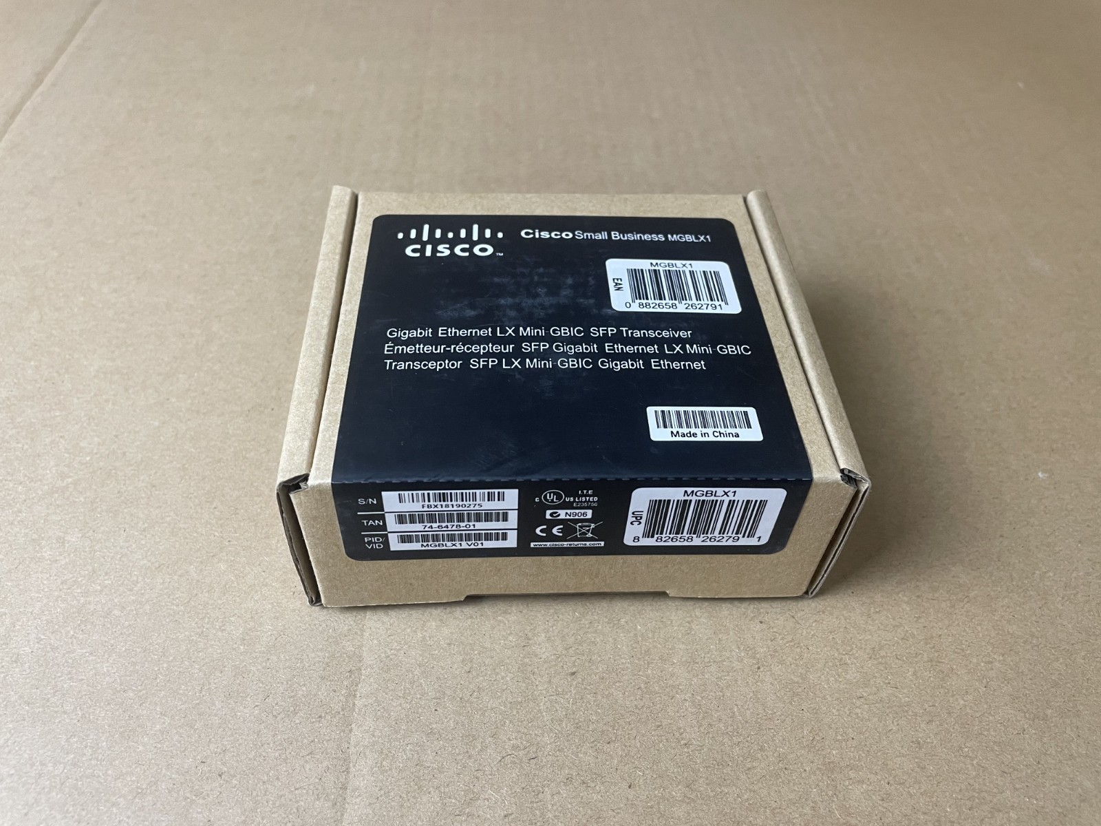 NEW Cisco MGBLX1 Linksys Compatible 1000BASE-LX SFP 1310nm 10km Transceiver