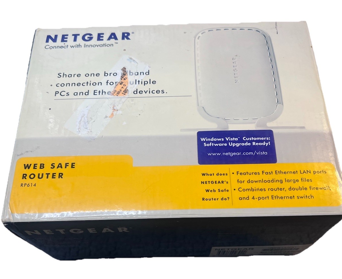Netgear RP614 Web Safe Router 5 Ports Wifi box