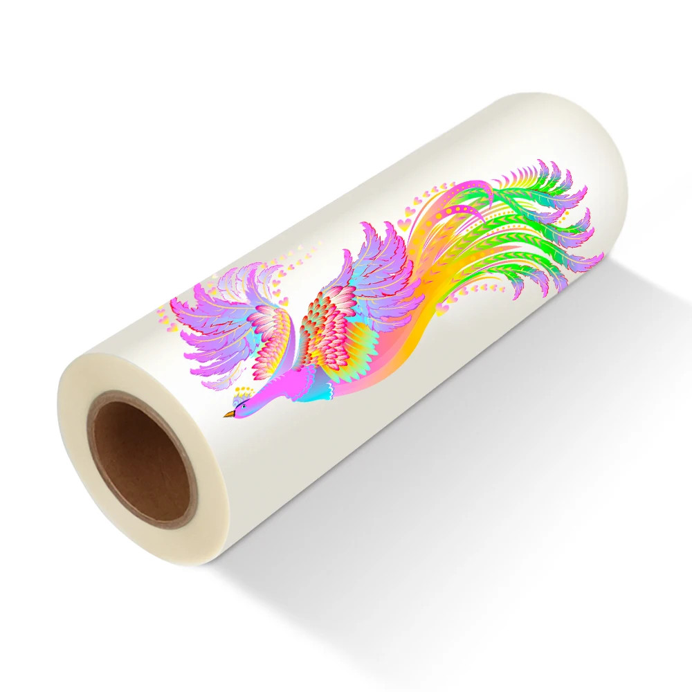 Hot Peel Cold Peel Transfer Single Side Matte PET Film 33cm 100m Roll