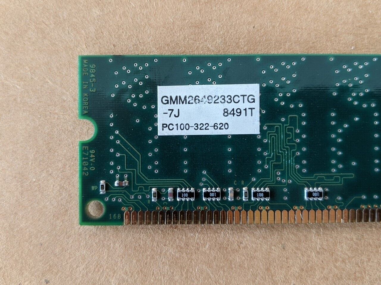 128MB 2x64MB PC-100 GMM2649233CTG-7J HYNIX LGS Memory Kit PC100 3.3V SDRAM SDR