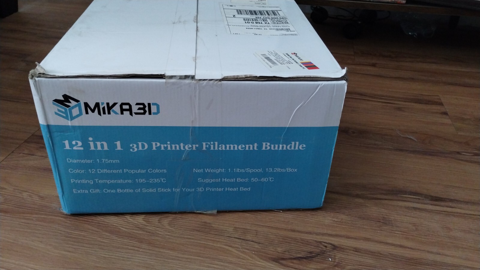 12 in 1 3d printer filament bundle