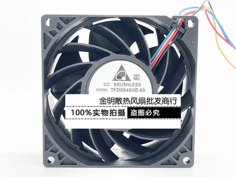 1PCS Delta 9238 TFD0948HE-00P8 48V High-Performance High-Airflow Cooling Fan